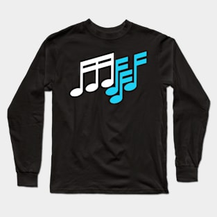 Musical Notes Icon Long Sleeve T-Shirt